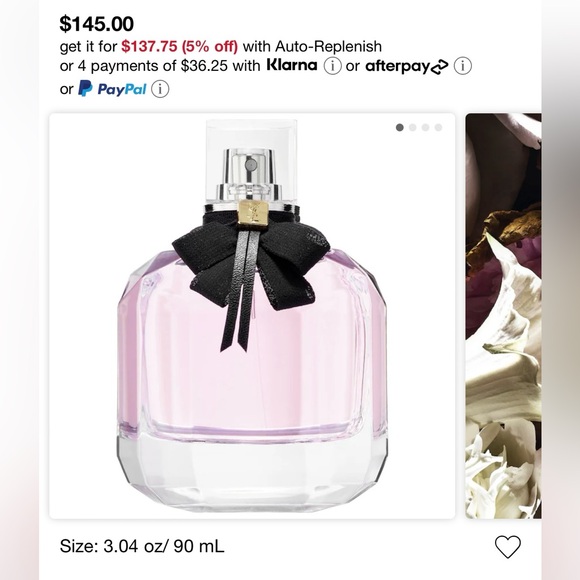 NEW Yves Saint Laurent Mon Paris Perfume 3 fl oz - Picture 2 of 9